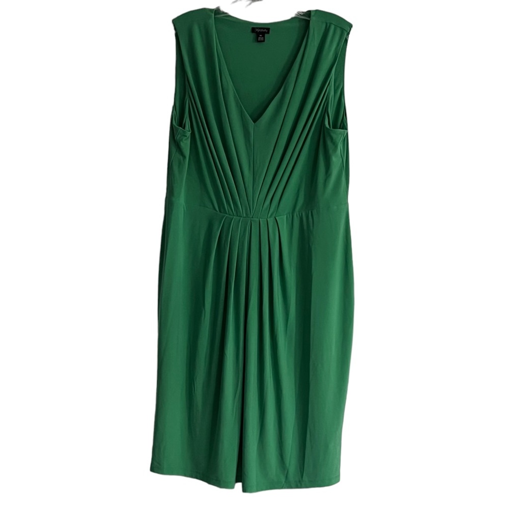 NWOT  Relativity sleeveless green dress XL